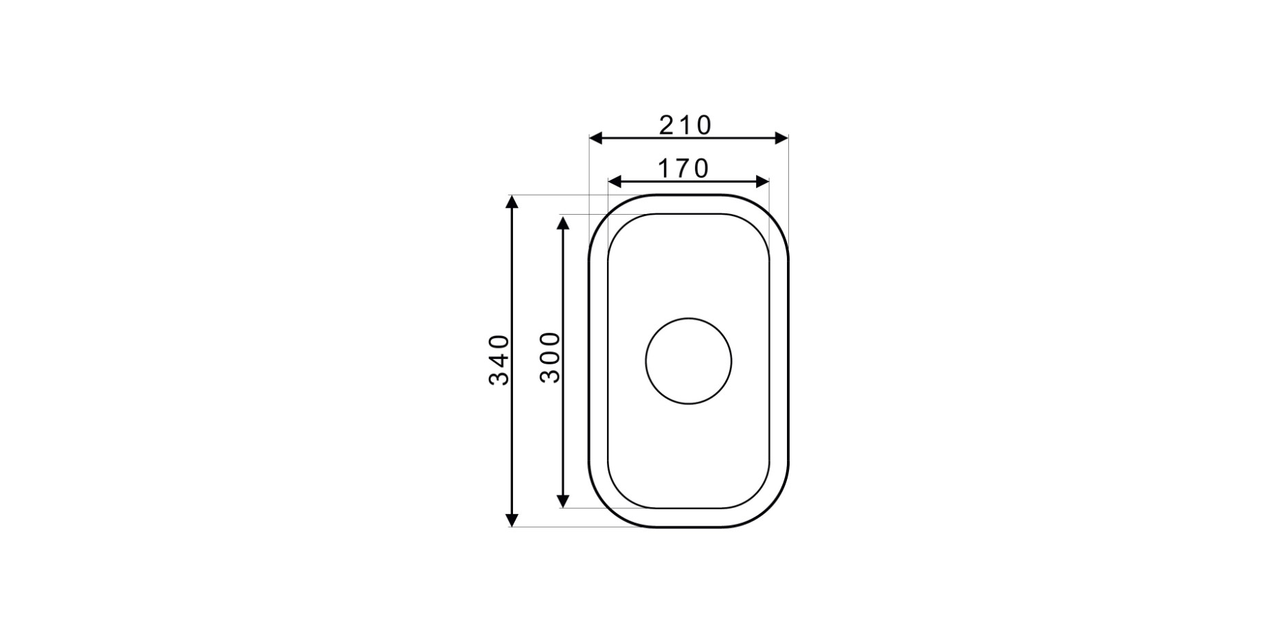 Undermount  R100 Serisi As 140 resmi