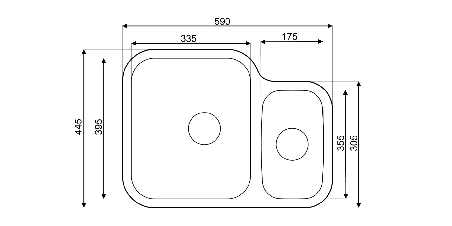 Imagen de Undermount  R65 Serisi As 341-R