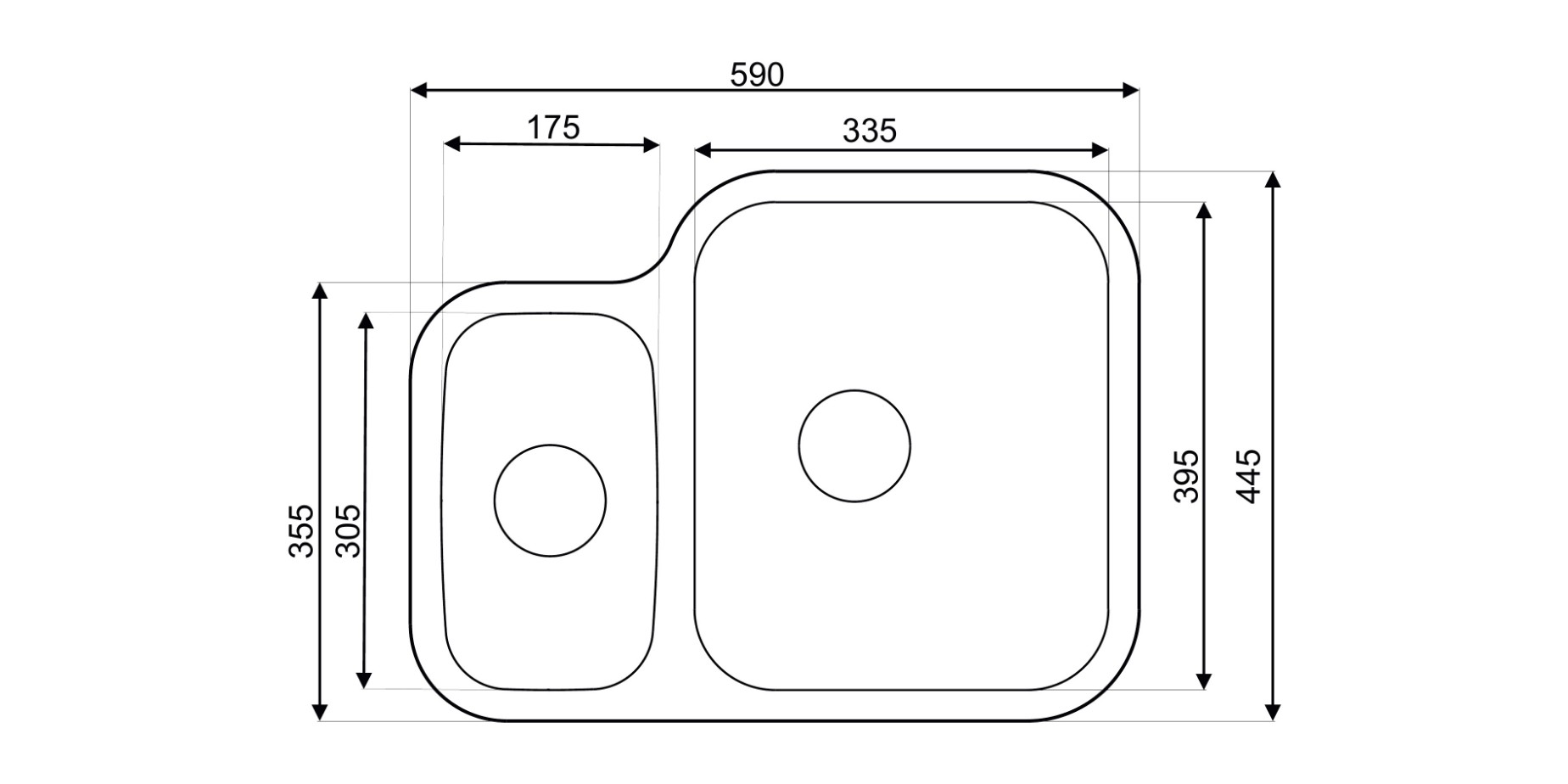 Изображение Undermount  R65 Serisi As 341-L 