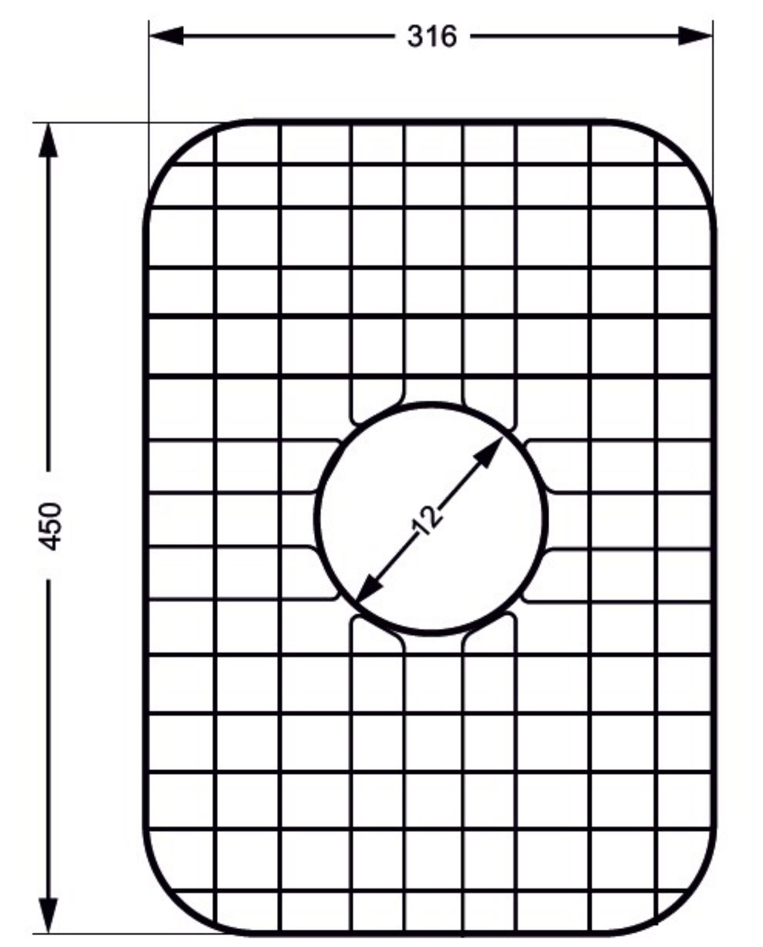 Изображение Evye Izgarası 45 X 31 CM